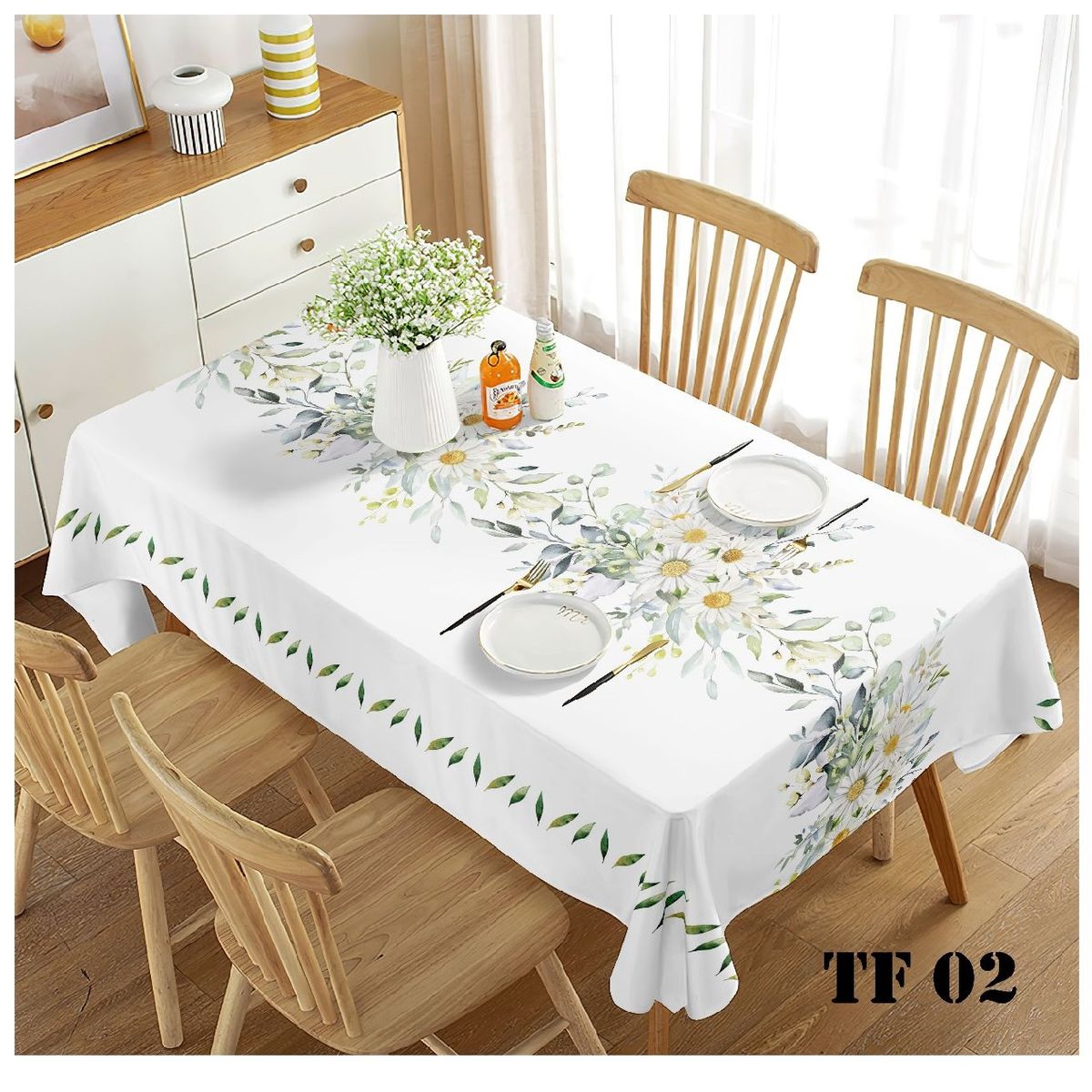 GENERICO - MANTELES ANTIMANCHAS IMPERMEABLES RECTANGULAR