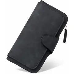 GENERICO - Billetera Monedero Larga Para Mujer De Cuero Pu Cartera
