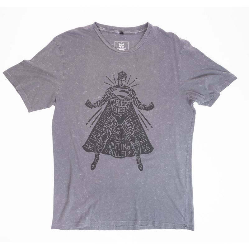 DC COMICS - Polera Hombre YOU Dc Comics Superman Gris