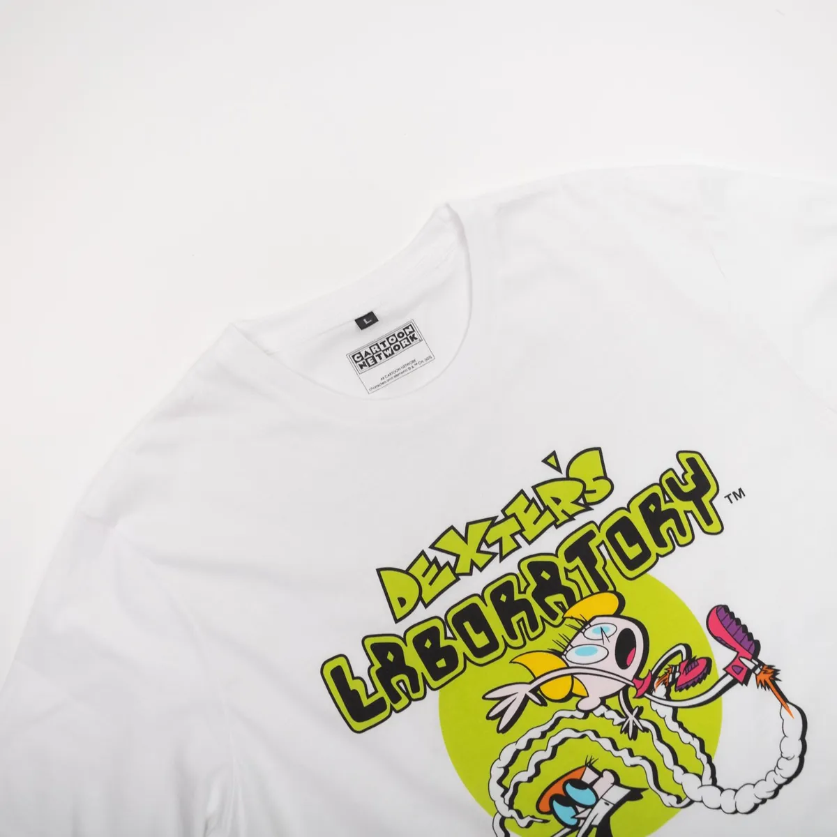 CARTOON NETWORK - Polera Hombre YOU Cartoon Network Dexter Blanco