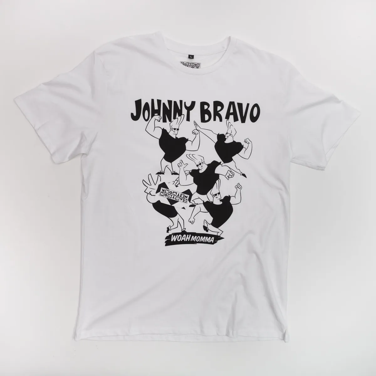 CARTOON NETWORK - Polera Hombre YOU Cartoon Network Jonny Bravo Blanco