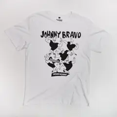 CARTOON NETWORK - Polera Hombre YOU Jonny Bravo Blanco