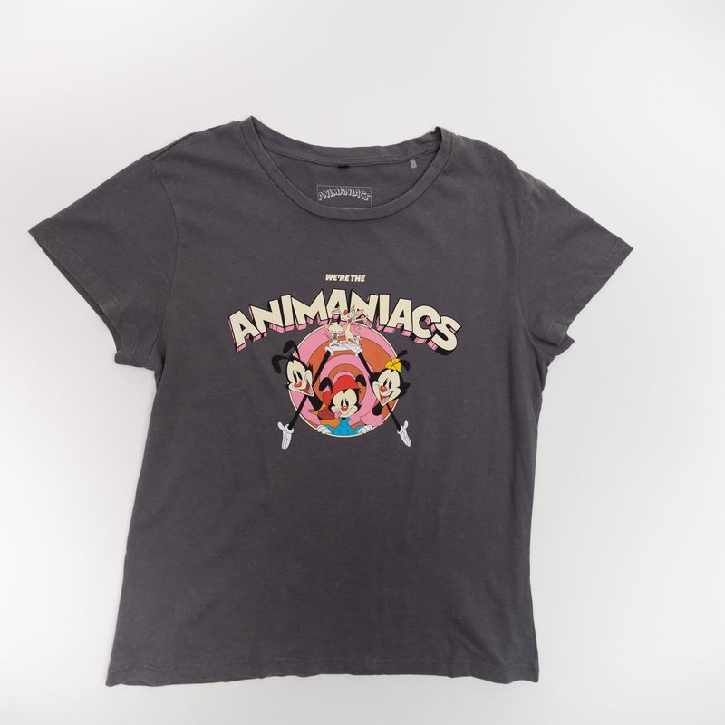 CARTOON NETWORK - Polera Mujer YOU Cartoon Network Animaniacs Gris
