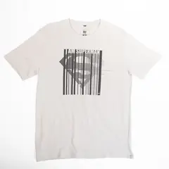 DC COMICS - Polera Hombre YOU Superman Barra Gris