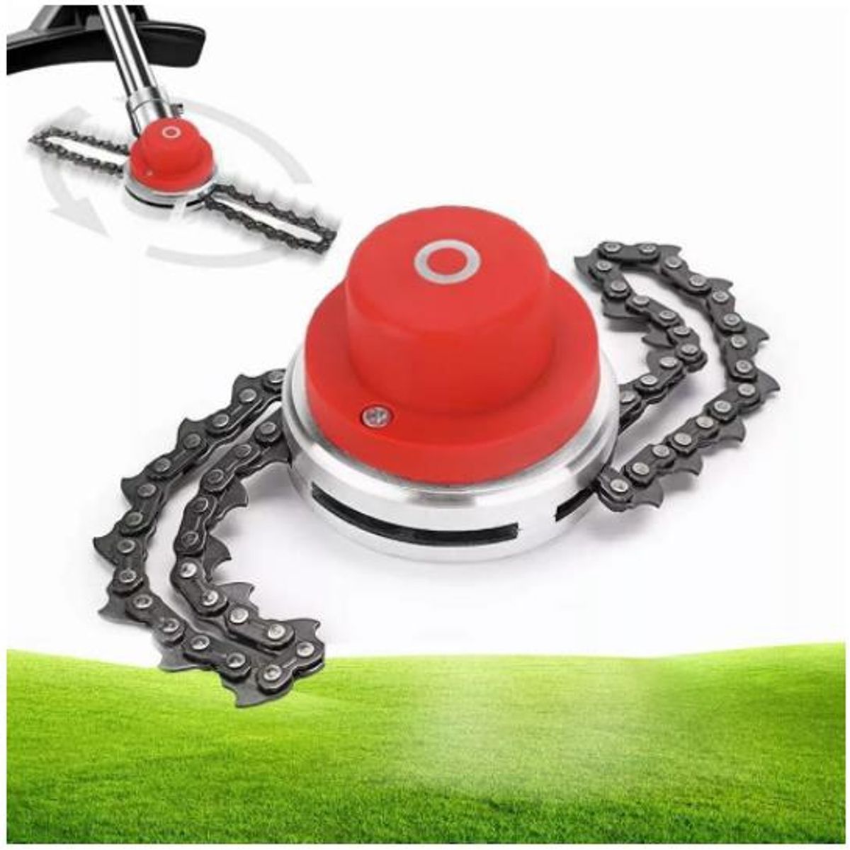 KUANGYE - Cabezal Cadena Desmalezadora Desbrozadora Césped Universal