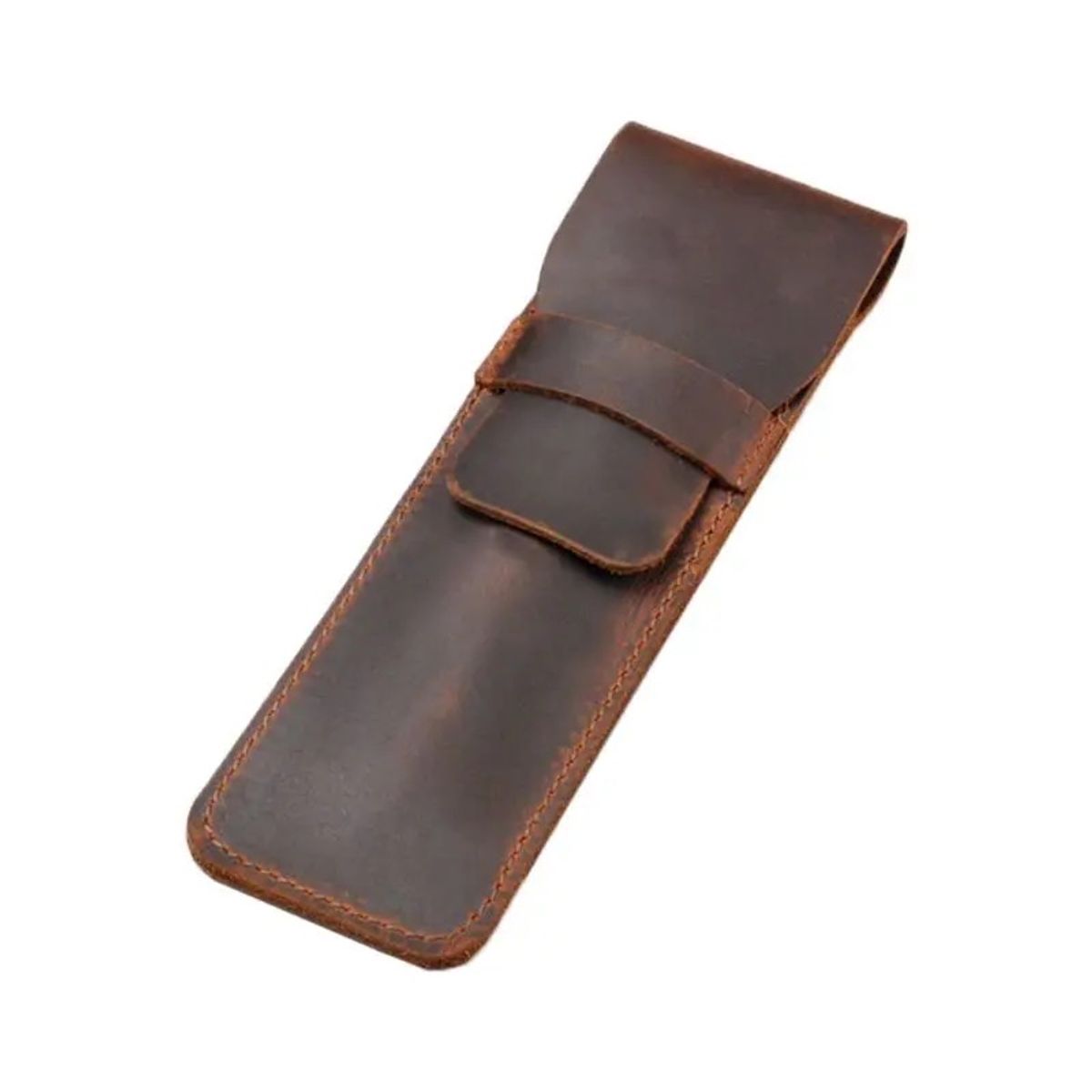 MERCADO CBF - Porta Lápices De Cuero Elegante Funda Portalápices Cuero