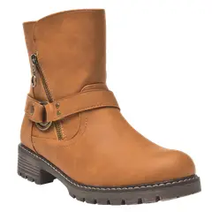 DAKOTA - Botin Casual Mujer Marrón Claro