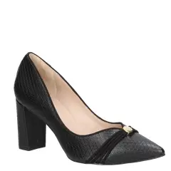 MINGO - Zapato Vestir Mujer Negro Mingo.
