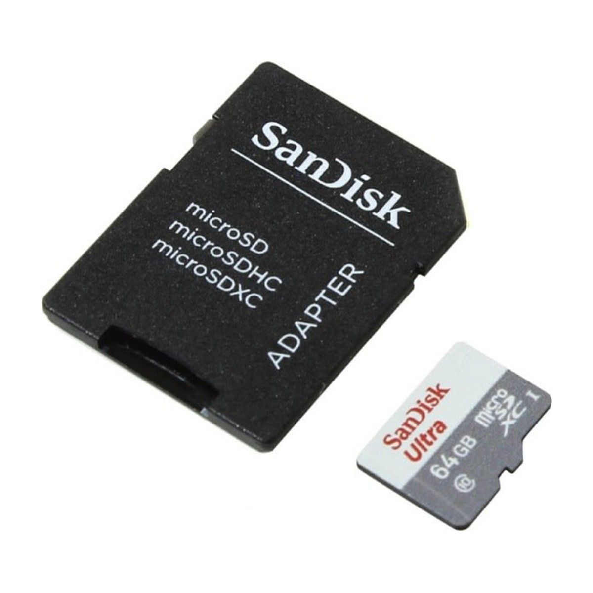 SANDISK - Tarjeta MicroSD SanDisk Ultra 64GB microSDXC UHS-I Class 10