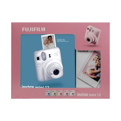 Fujifilm Kit Cámara Instantánea Instax Mini 12 – Clay White