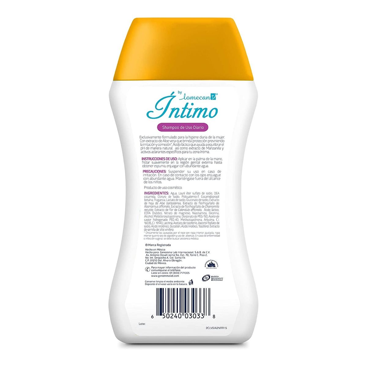 LOMECAN COPA - Shampoo íntimo Lomecan V aclarante 200 ml