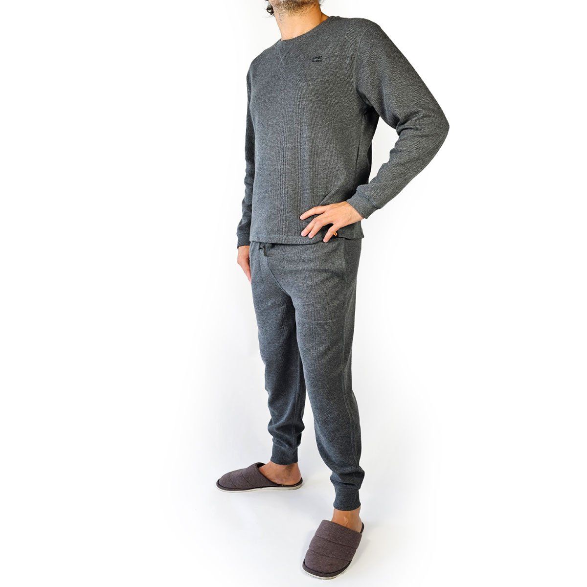 HEAT HOLDERS - Pijama Térmico Hombre Gris Heat Holders