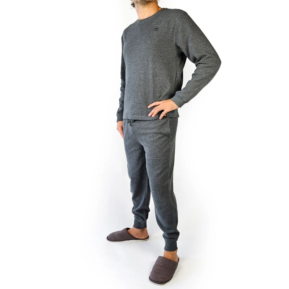 HEAT HOLDERS - Pijama Térmico Hombre Gris Heat Holders