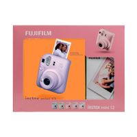 Kit Cámara Instantánea Instax Mini 12 Color Lila Purple + 10 Películas