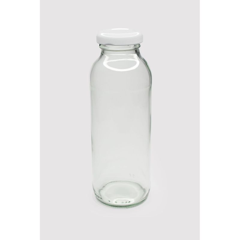 GENERICO - Botella De Vidrio De 300ml Pack De 48 Unidades con Tapas Incluidas
