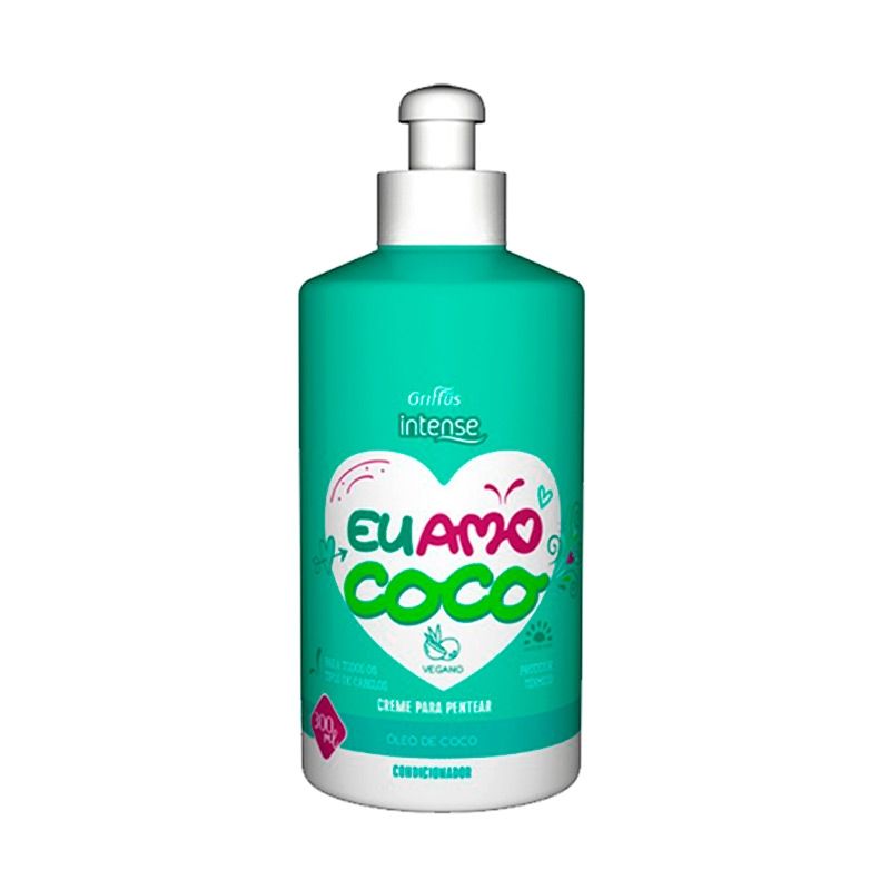 GRIFFUS - Crema Para Peinar Con Proteccion Solar y aroma Coco 300Ml