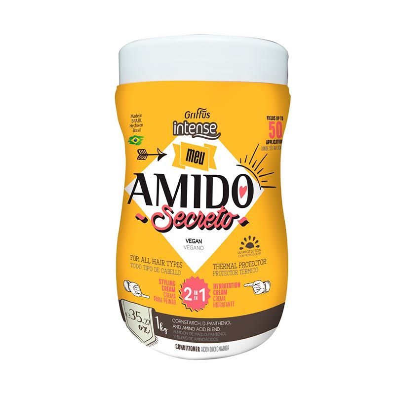 GRIFFUS - Mascarilla y Acondicionador GriffusPara Todo Tipo De Cabello Con Pantenol  1000Ml