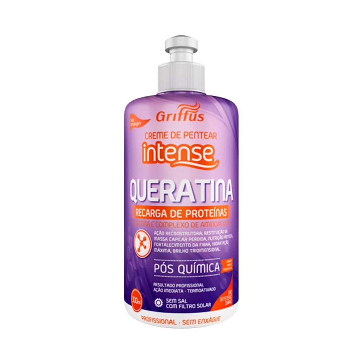GRIFFUS - Crema De Peinar Griffus Con Queratina 300Ml