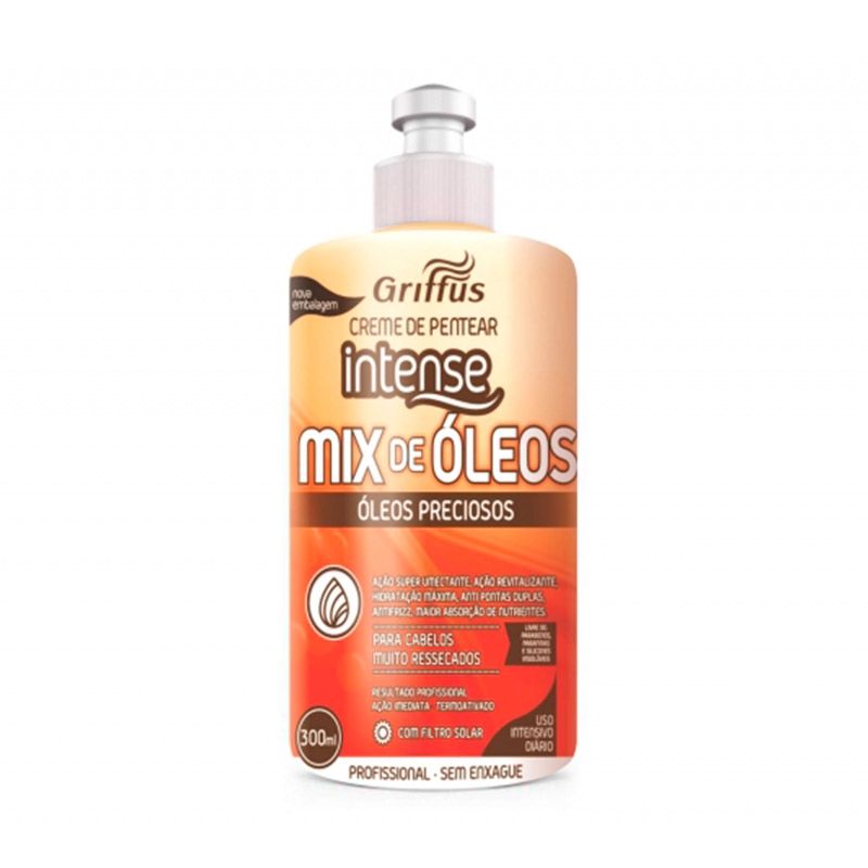 GRIFFUS - Crema De Peinar Griffus Mezcla De Aceites Nutritivos 300Ml