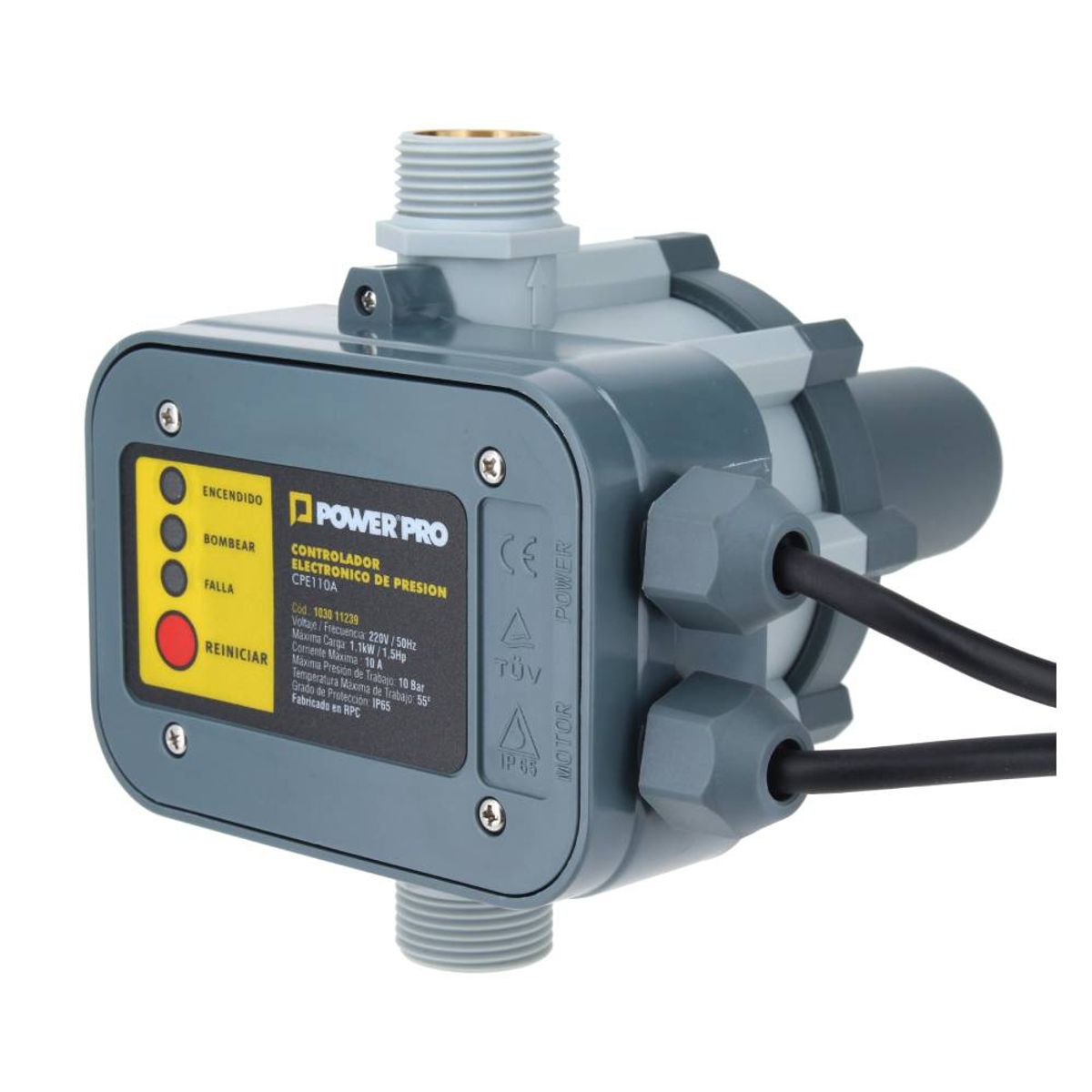 POWER PRO - Controlador eléctrico de presión 1,5 HP - 10A