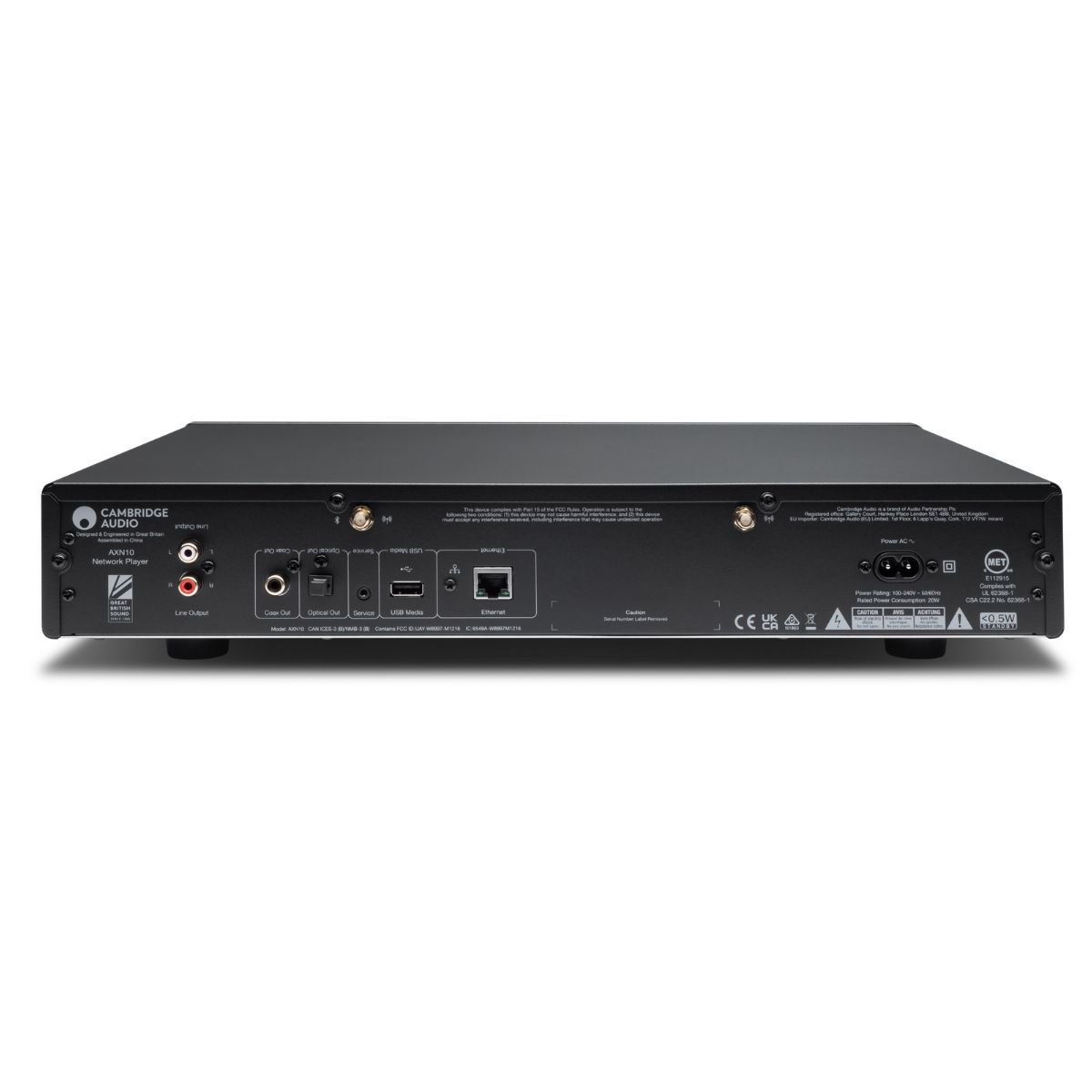 CAMBRIDGE AUDIO - Reproductor de Red Network Player WiFi AXN Cambridge Audio