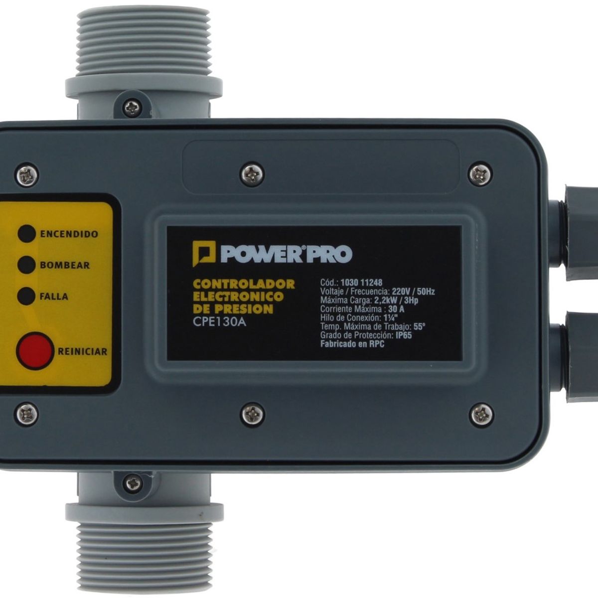 POWER PRO - Controlador eléctrico de presión 30A 3HP