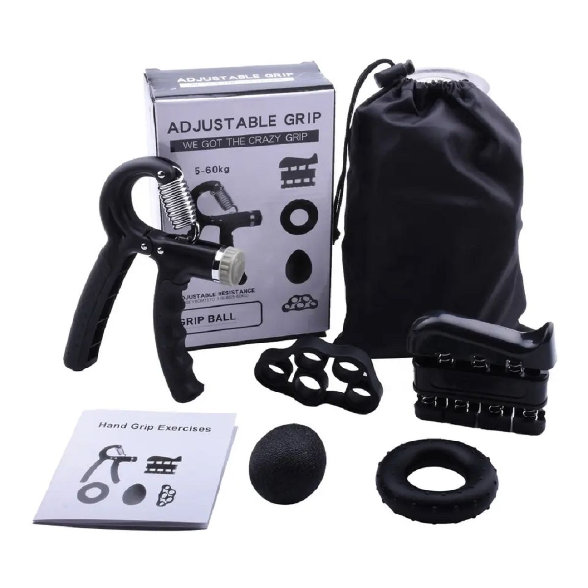 GENERICO - Kit Ejercitador Fortalecedor De Dedos Rehabilitacion Manos