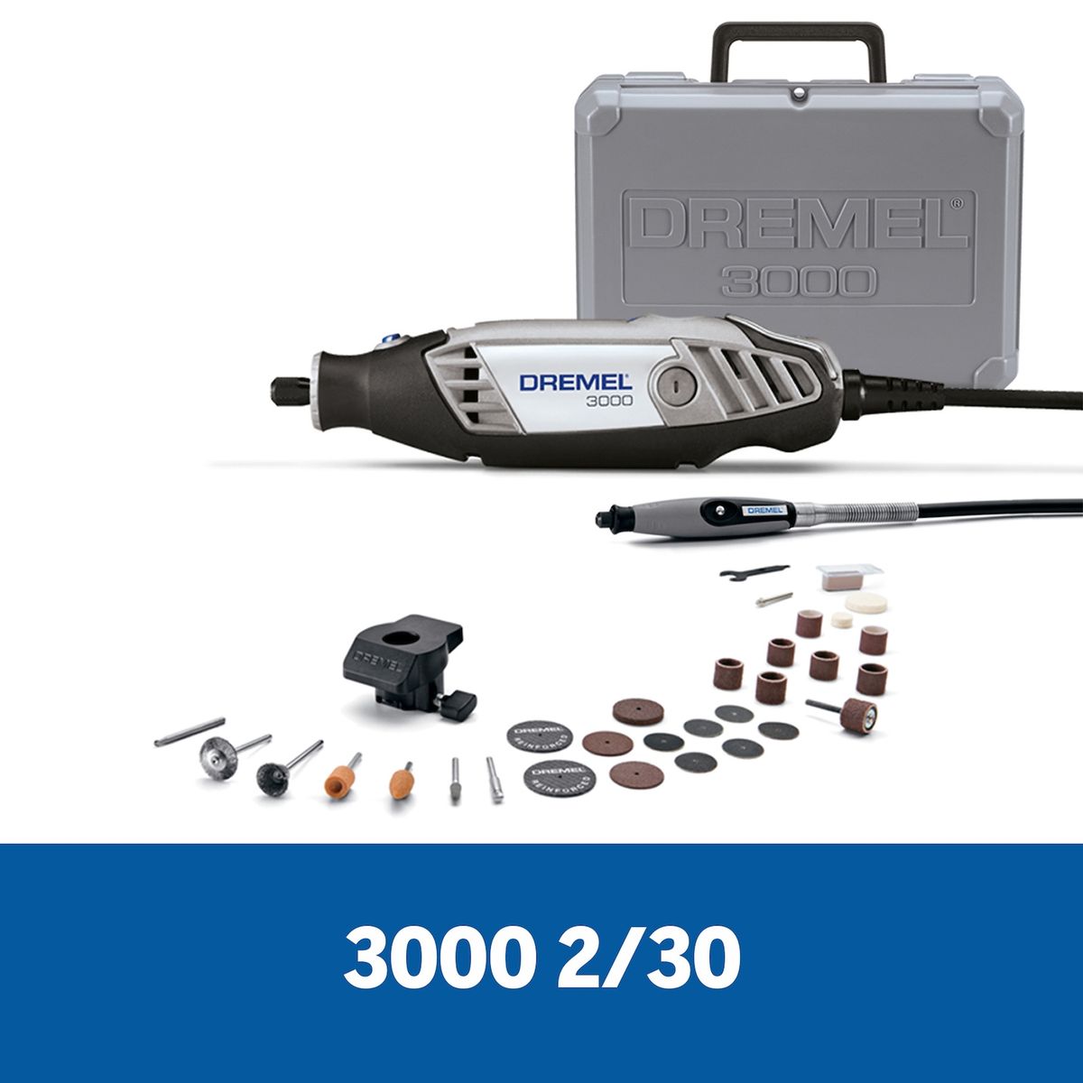 BOSCH - DREMEL 3000 30 ACS 130W BOSCH +EJE FLEXIBLE F013.300.0PT-000