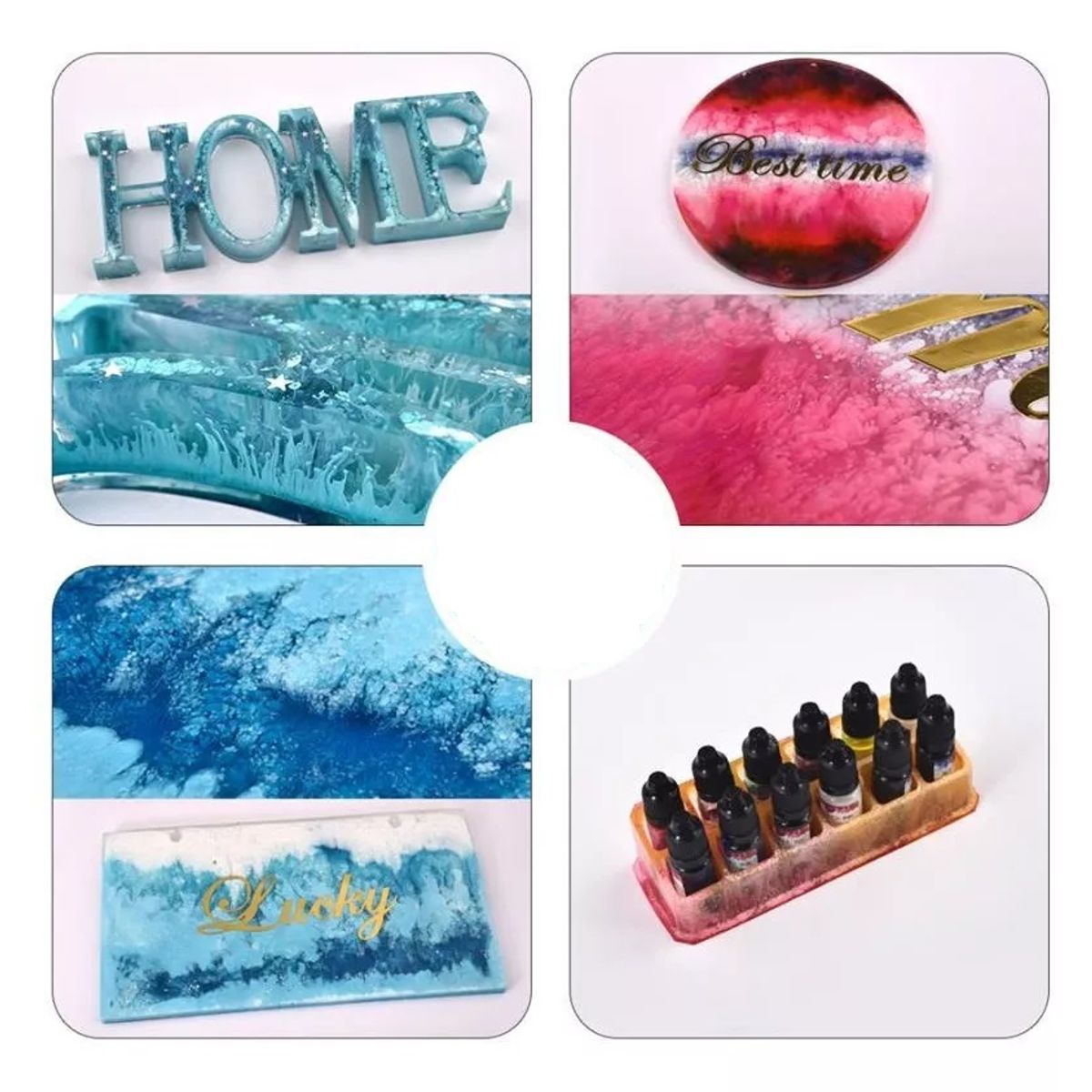 GENERICO - Pigmento Para Resina Uv Traslucido Epóxica 24 Colores……