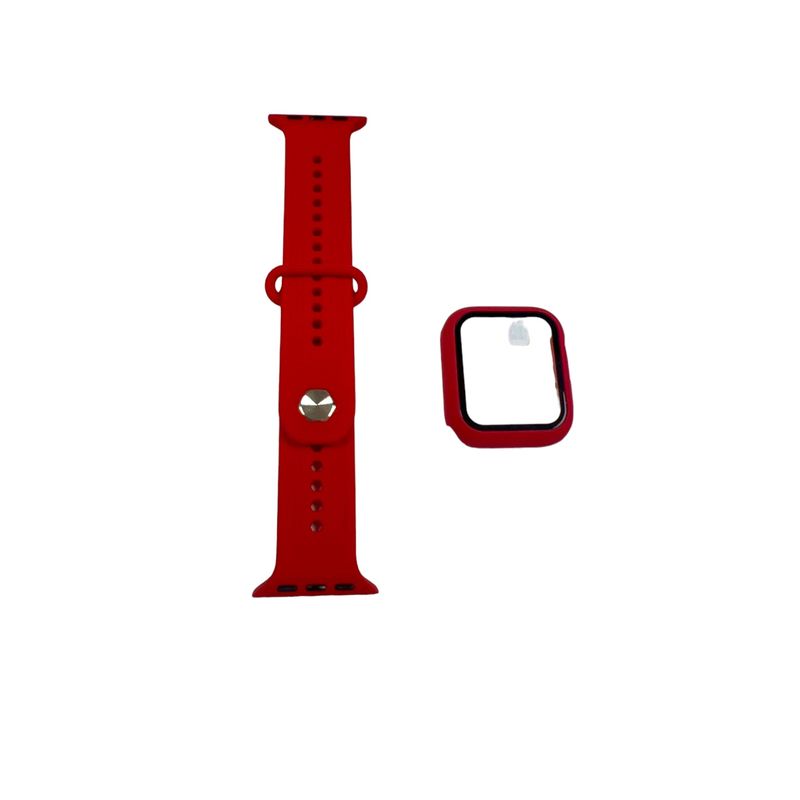 GENERICO - Correa  Carcasa compatible con apple watch Rojo 38/40/41mm…