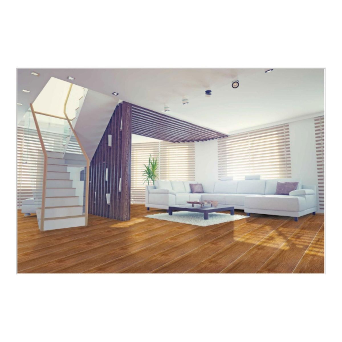 MOBII - Piso Vinilico Adhesivo 1,5mm 5m2 Simil Madera 91,4x15,2 cm