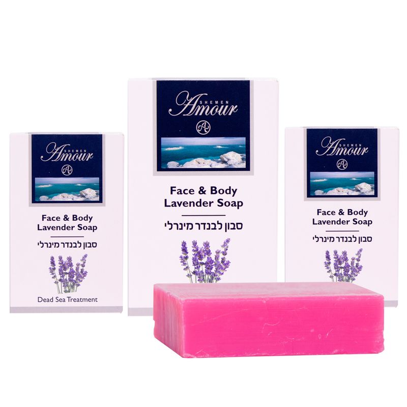 SHEMEN AMOUR - Pack de 3 Jabones Lavada Mar Muerto