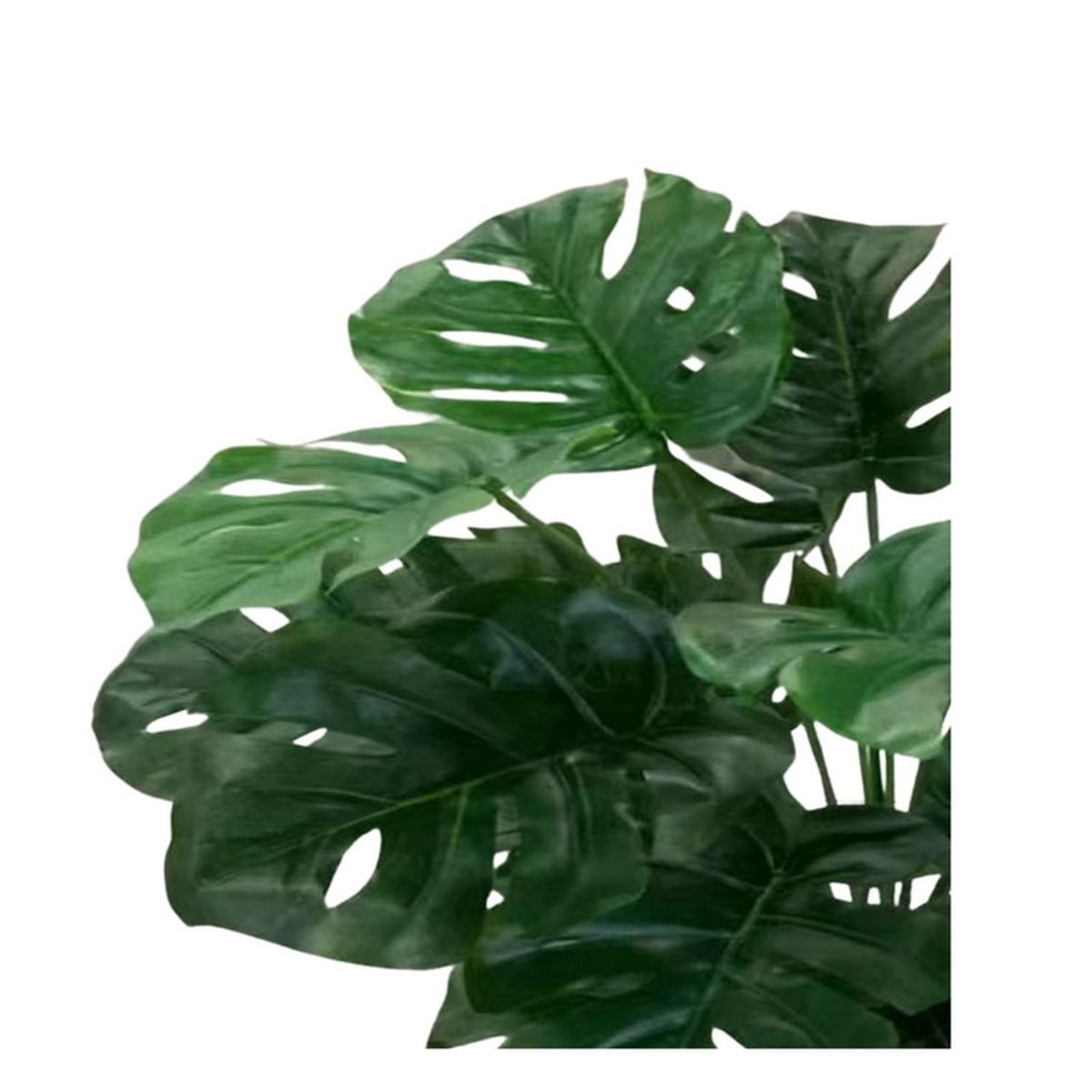 MOBII - Planta Artificial Tipo Mini Monstera. Altura: 75Cm