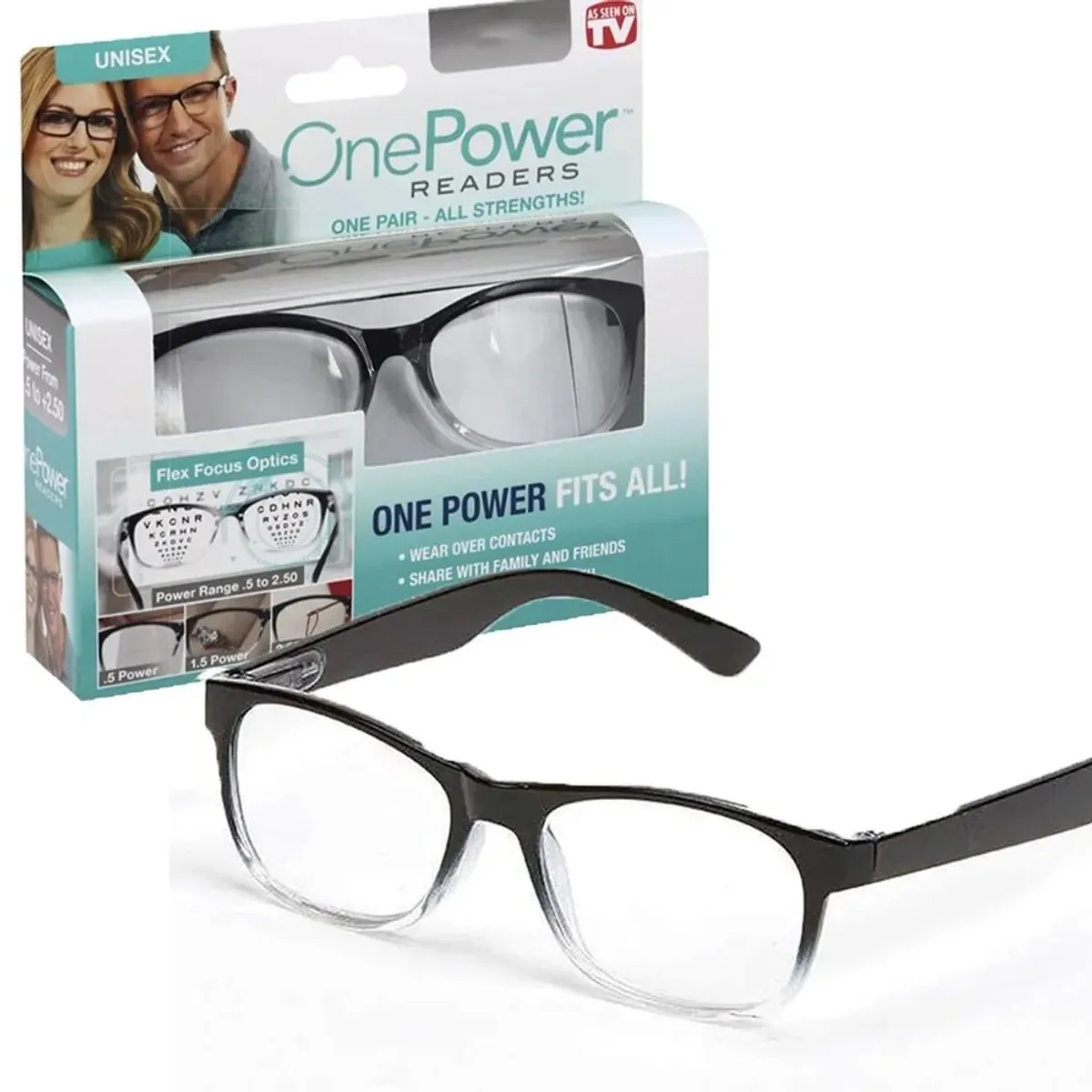 SUNCARE - Lentes- Opticos One Power Reader Hexagonales