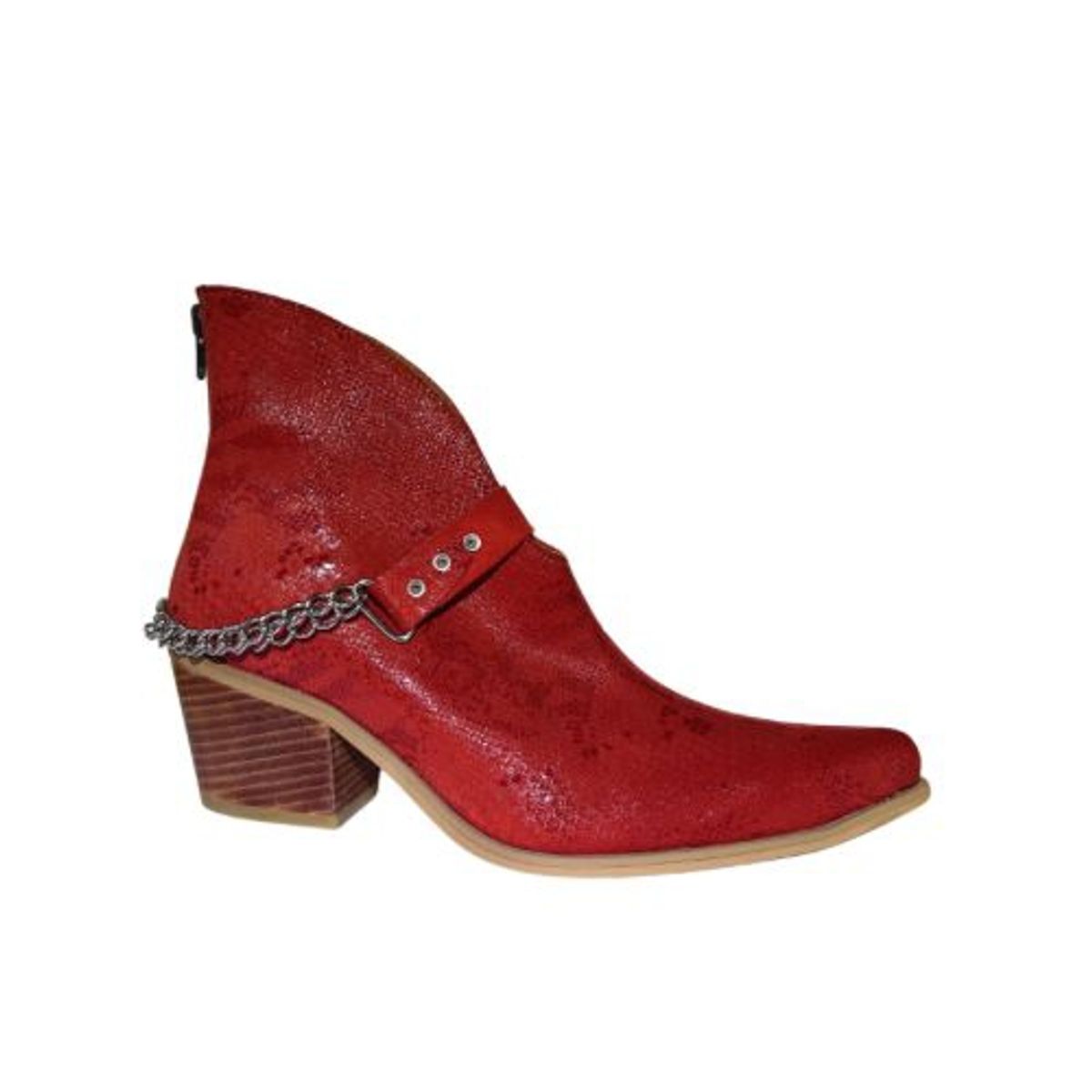 GENERICO - Vaquero rojo cuero nacional color rojo…