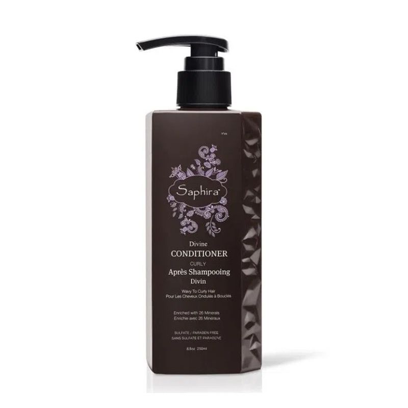 GENERICO - Acondicionador Hidratante Mineral para cabello ondulado y rizado Saphira 250 ml