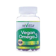 REVITTA WELLNESS - Omega 3 Vegano 120 cápsulas