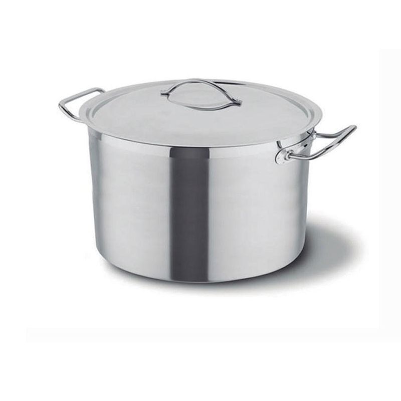 IMAHE - OLLA C/TAPA ACERO INOX 113 LT. 60*40 CM. FONDO DIFUSOR