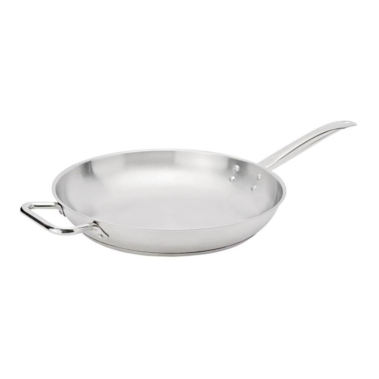 SARTEN ACERO INOX CON FONDO DIFUSOR 34CM IMAHE