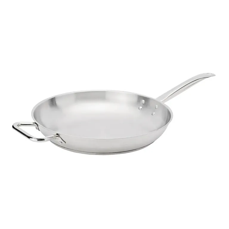 SARTEN ACERO INOX CON FONDO DIFUSOR 36 CM IMAHE.