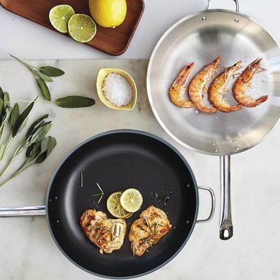 Imagen 2 del producto SARTEN ACERO INOX CON FONDO DIFUSOR 36 CM IMAHE