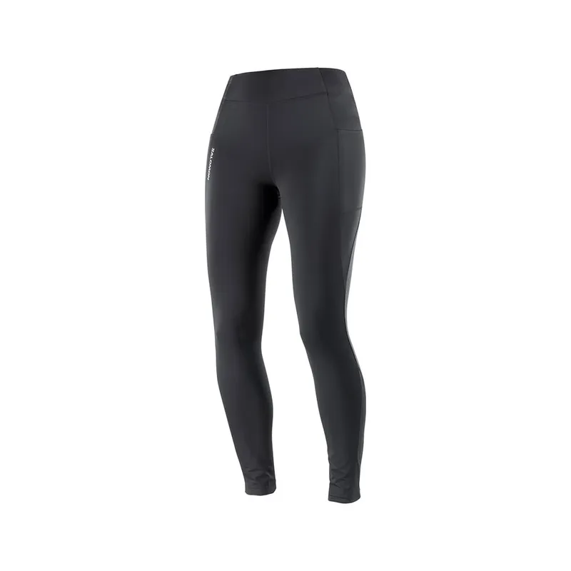 SALOMON - Calzas Mujer Cross Warm Tight W Deep Black Salomon