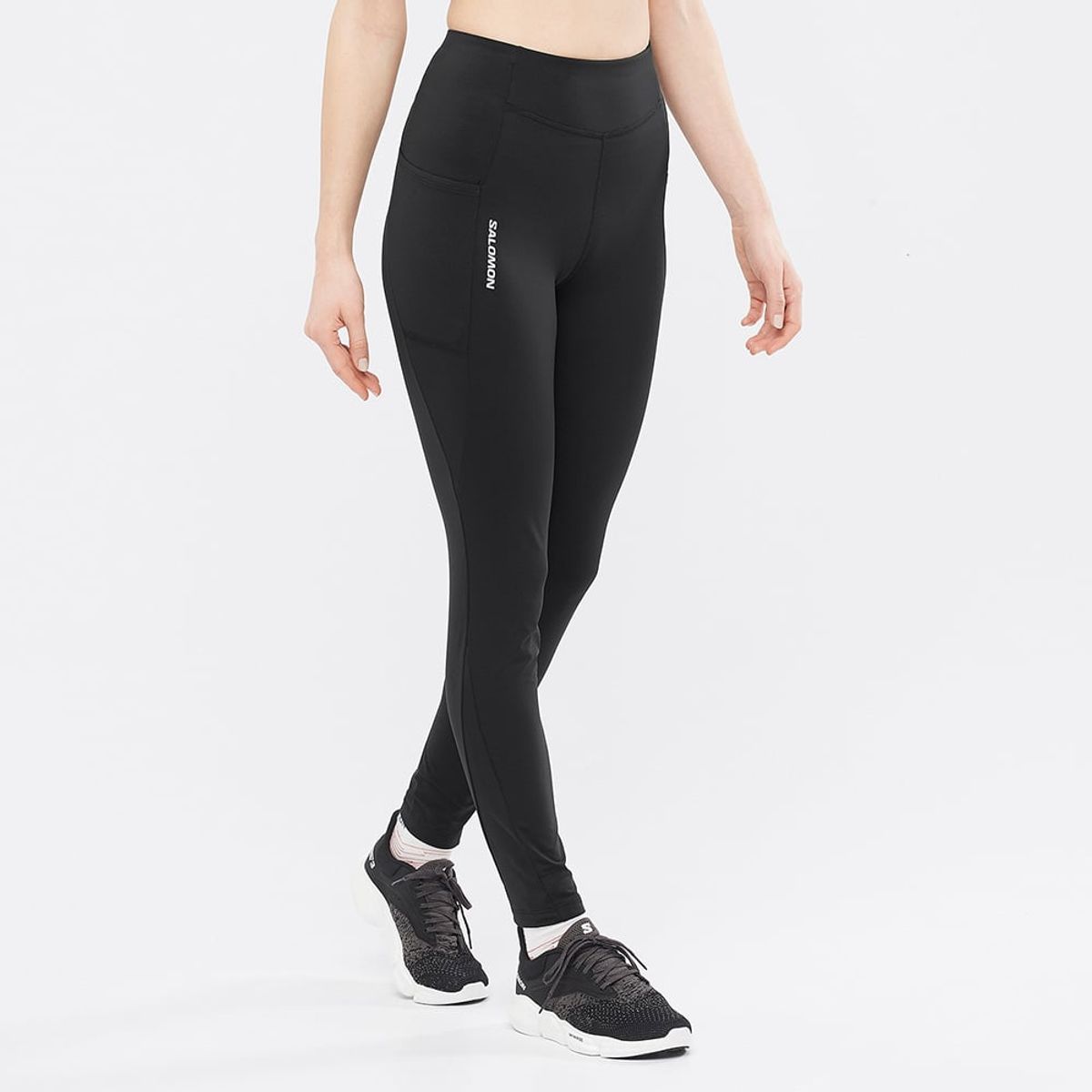 SALOMON - Calzas Mujer Cross Warm Tight W Deep Black Salomon