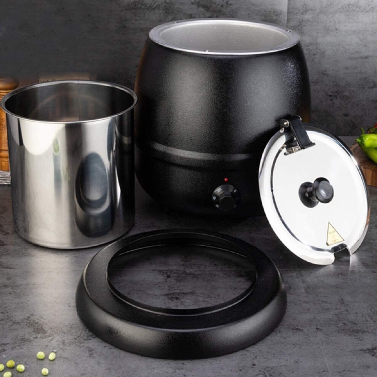 IMAHE - Olla Sopera Negra 10 Lts At51588 IMAHE