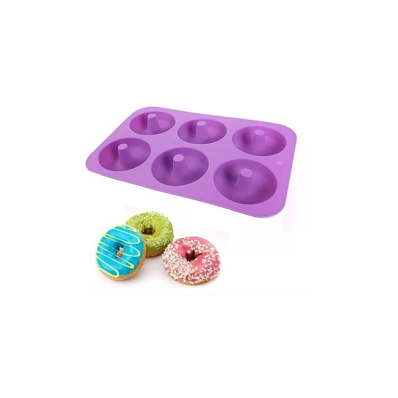 GENERICO - Moldes Silicona Donas Moldes De Silicona Donuts Molde Dona