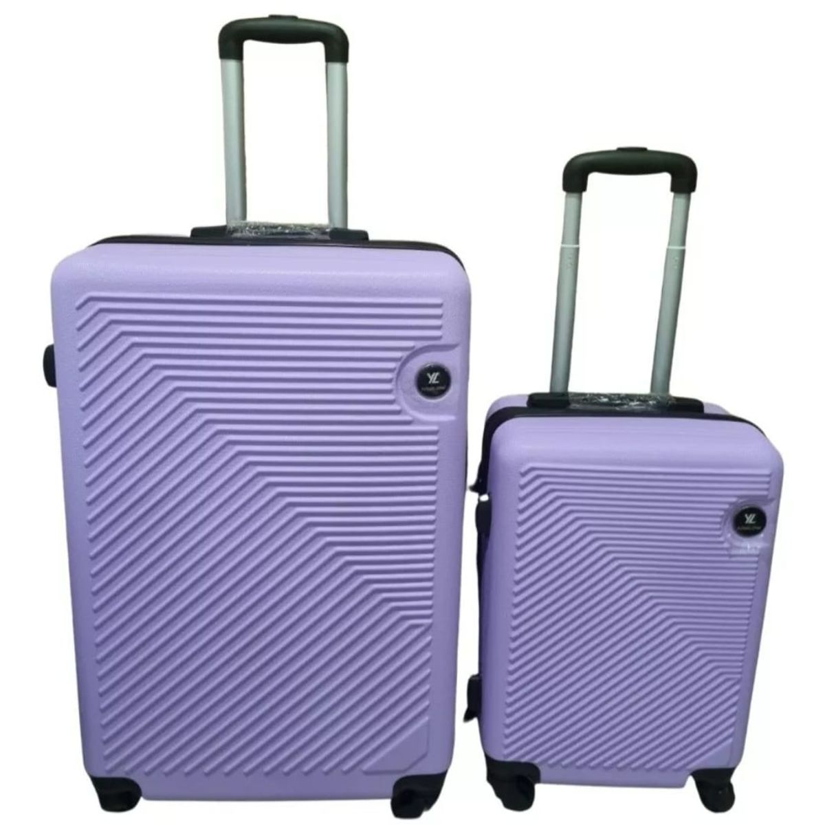 GENERICO - Pack de 2  Maletas Rigidas Violeta Claro