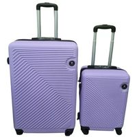 Pack de 2 Maletas Rigidas Violeta Claro