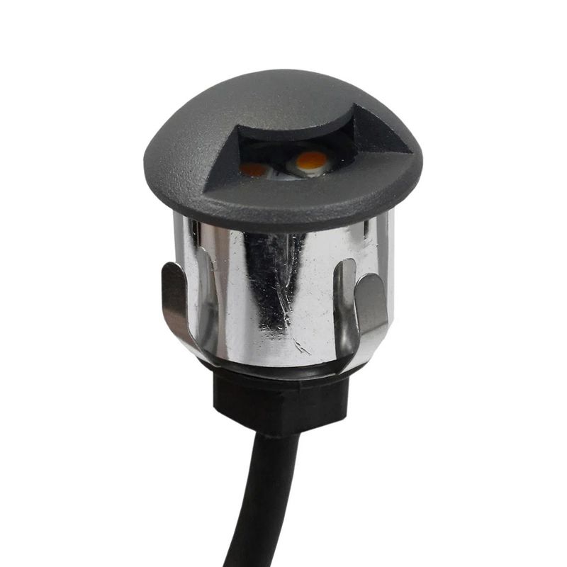 LED STUDIO - EMBUTIDO DE PISO LED STUDIO MINI D1 1W LUZ CÁLIDA IP65 GRIS