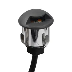 LED STUDIO - EMBUTIDO DE PISO MINI D1 1W LUZ CÁLIDA IP65 GRIS