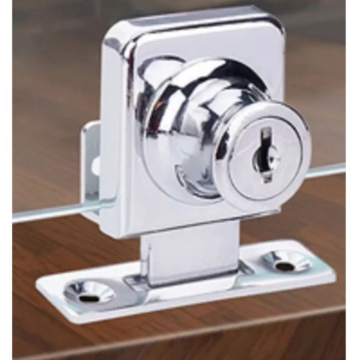 GENERICO - Cerradura Puerta Vidrio Mueble Simple De 3 A 8mm……